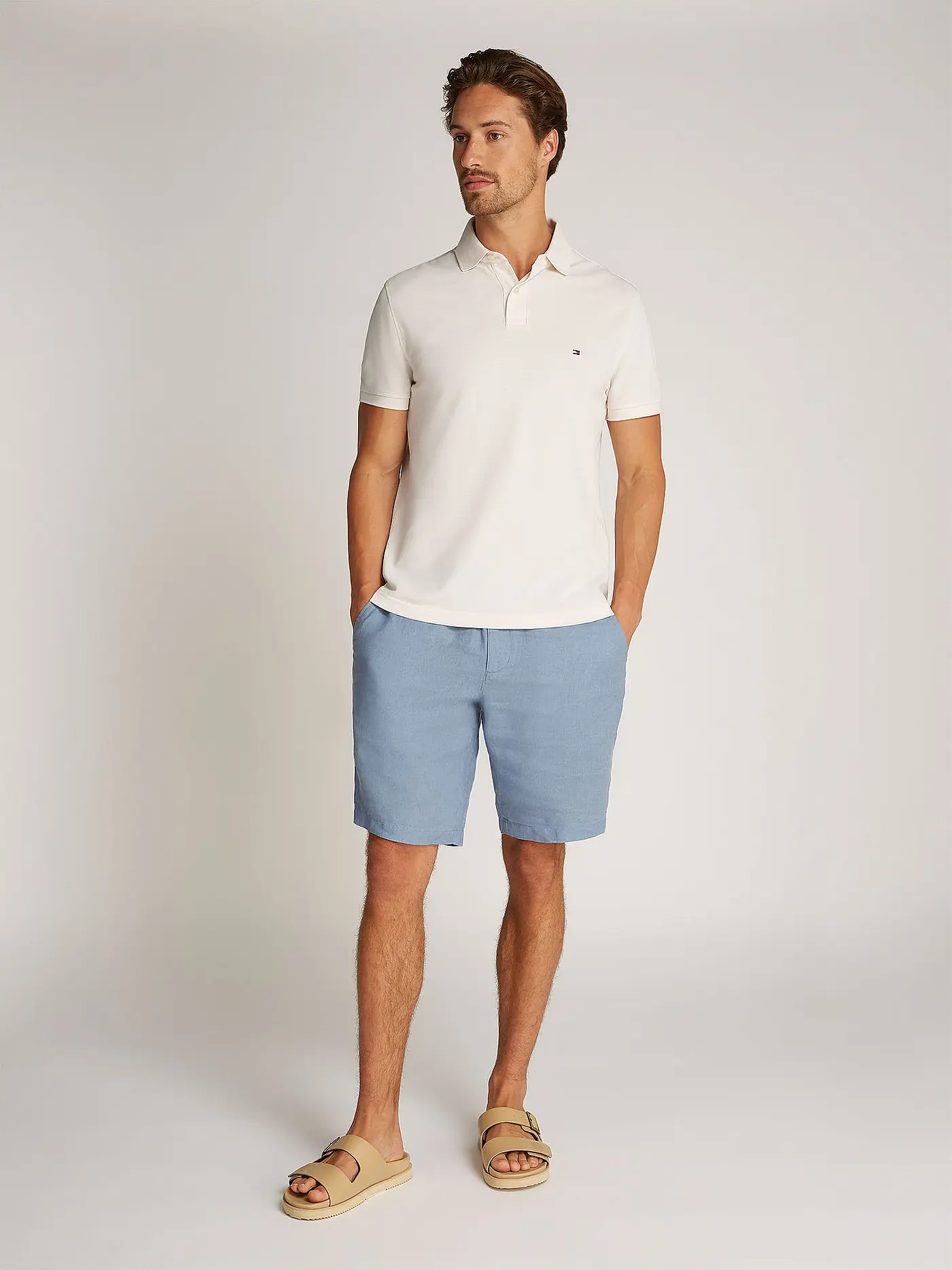 TOMMY HILFIGER | Poloshirt Regular Fit | creme